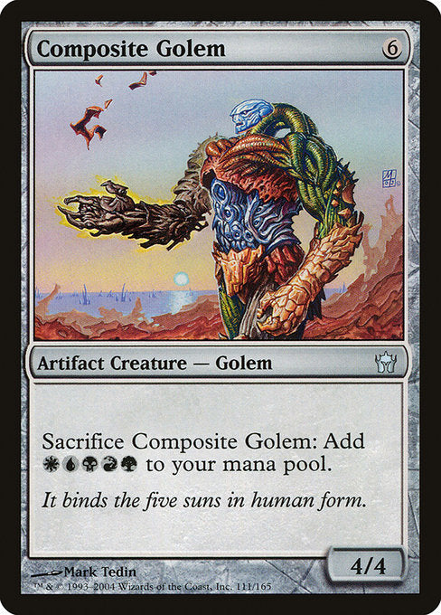 【Foil】【EN】合成ゴーレム/Composite Golem [5DN] 茶U No.111