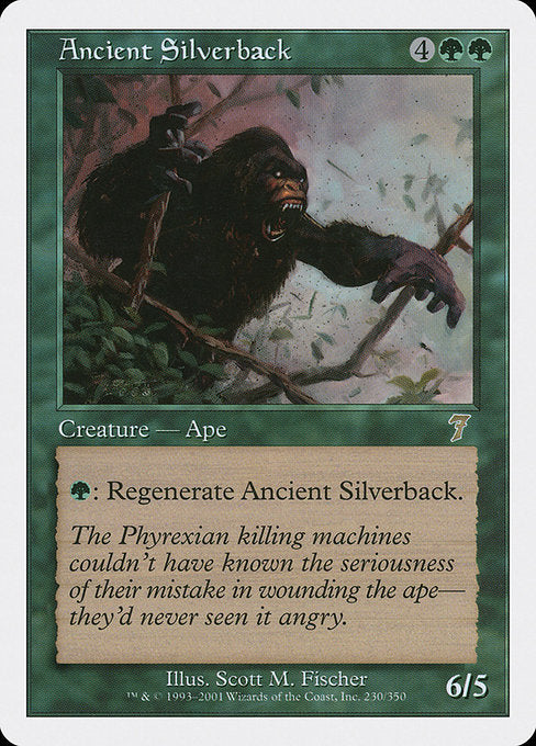 【EN】年経たシルバーバック/Ancient Silverback [7ED] 緑R No.230