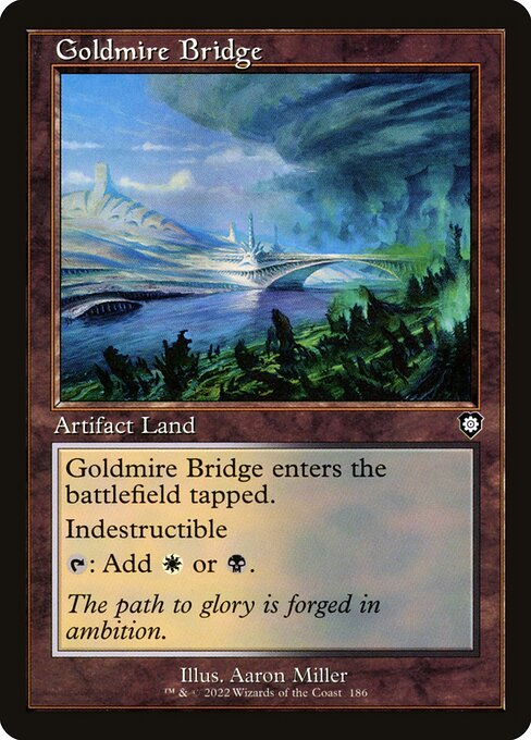 【EN】黄金沼の橋/Goldmire Bridge [BRC] 茶C No.186