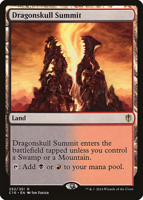 【EN】竜髑髏の山頂/Dragonskull Summit [C16] 無R No.292