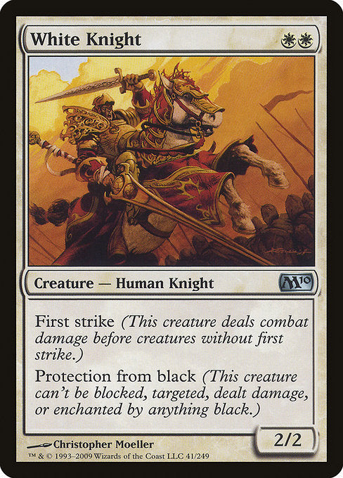 【Foil】【EN】白騎士/White Knight [M10] 白U No.41