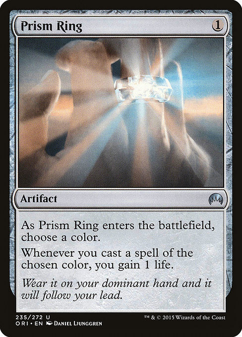 【Foil】【EN】プリズムの指輪/Prism Ring [ORI] 茶U No.235