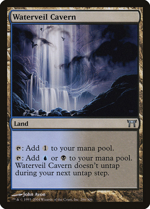 【EN】水まといの洞窟/Waterveil Cavern [CHK] 無U No.286