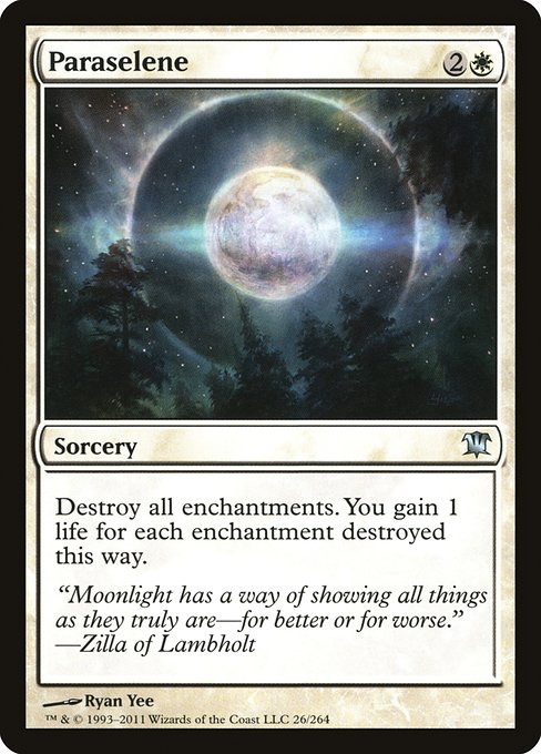 【Foil】【EN】幻月/Paraselene [ISD] 白U No.26