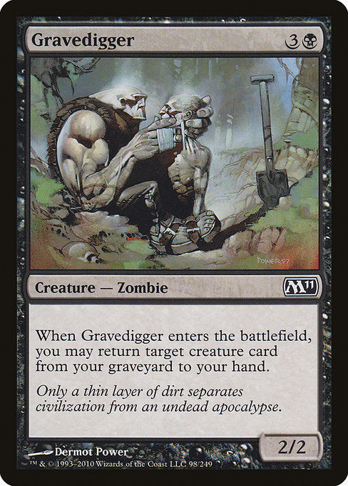 【Foil】【EN】グレイブディガー/Gravedigger [M11] 黒C No.98