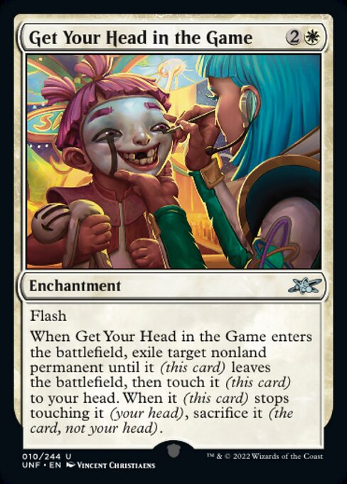 【Foil】【EN】Get Your Head in the Game [UNF] 白U No.10