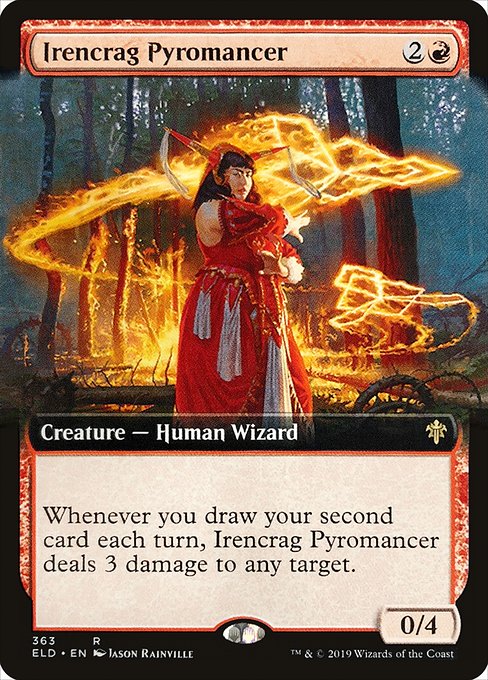 【Foil】【EN】アイレンクラッグの紅蓮術師/Irencrag Pyromancer [ELD] 赤R No.363