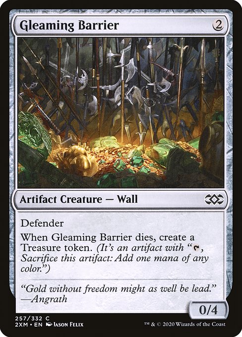 【Foil】【EN】煌めく障壁/Gleaming Barrier [2XM] 茶C No.257