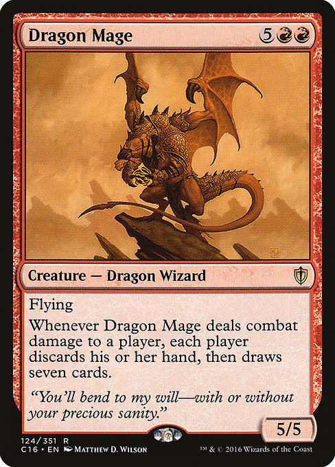 【EN】ドラゴン魔道士/Dragon Mage [C16] 赤R No.124