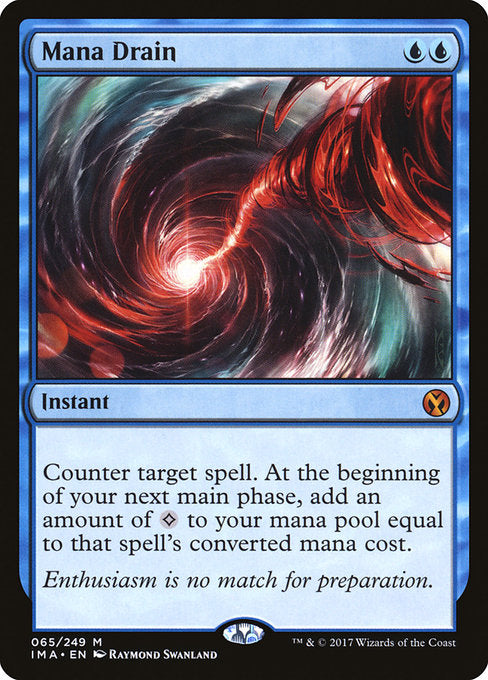 【Foil】【EN】マナ吸収/Mana Drain [IMA] 青M No.65