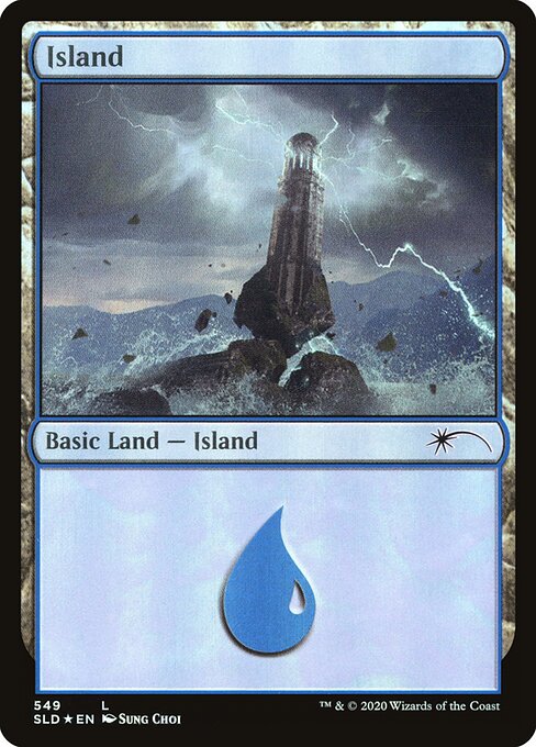 【Foil】【EN】島/Island [SLD] 無C No.549