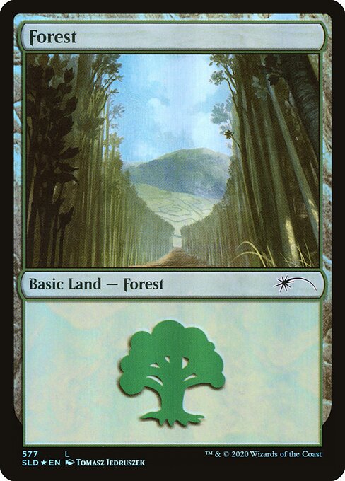 【Foil】【EN】森/Forest [SLD] 無C No.577