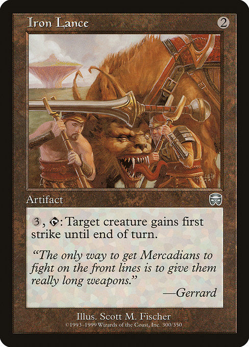 【Foil】【EN】鉄槍/Iron Lance [MMQ] 茶U No.300