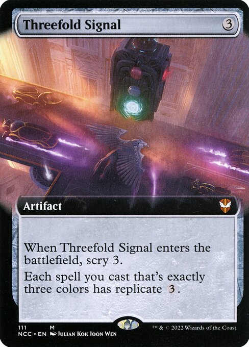 【EN】三方向の信号/Threefold Signal [NCC] 茶M No.111