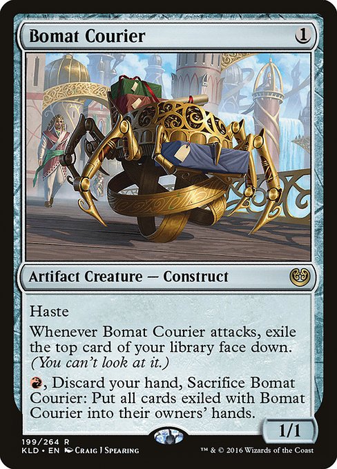 【Foil】【EN】ボーマットの急使/Bomat Courier [KLD] 茶R No.199