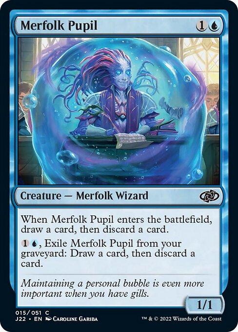 【EN】Merfolk Pupil [J22] 青C No.15