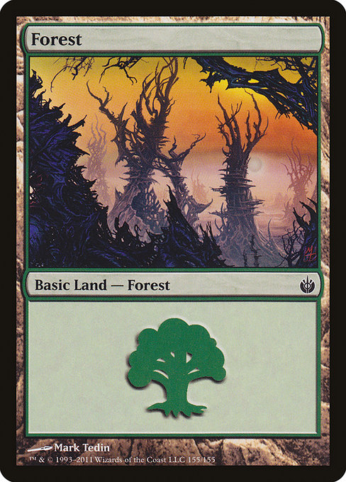 【Foil】【EN】森/Forest [MBS] 無C No.155