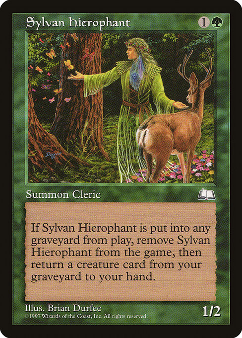 【EN】森の秘義司祭/Sylvan Hierophant [WTH] 緑U No.141
