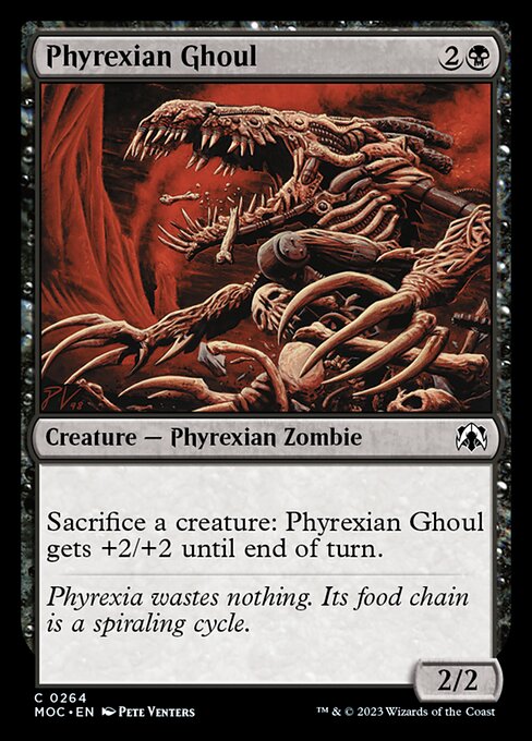 【EN】ファイレクシアの食屍鬼/Phyrexian Ghoul [MOC] 黒C No.264