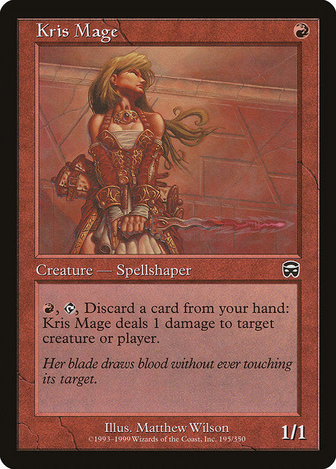 【Foil】【EN】クリスの魔道士/Kris Mage [MMQ] 赤C No.195