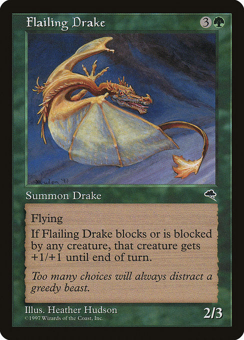 【EN】殻竿ドレイク/Flailing Drake [TMP] 緑U No.227
