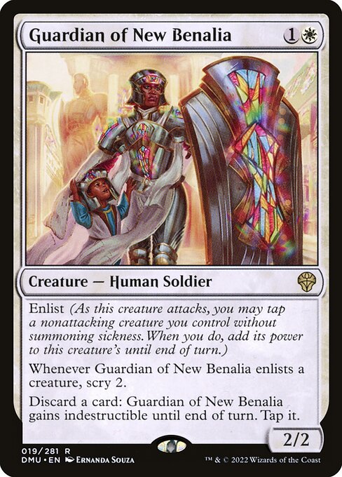 【EN】新ベナリアの守護者/Guardian of New Benalia [DMU] 白R No.19