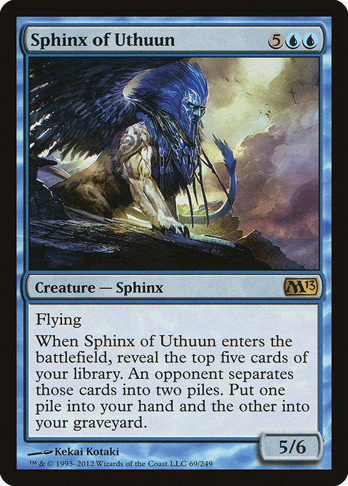 【EN】ウスーンのスフィンクス/Sphinx of Uthuun [M13] 青R No.69