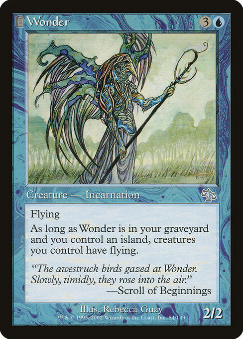 【Foil】【EN】不可思議/Wonder [JUD] 青U No.54