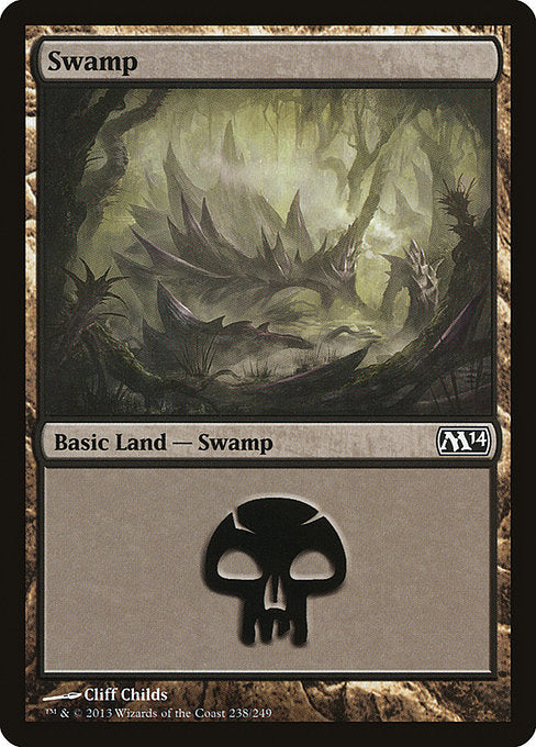 【EN】沼/Swamp [M14] 無C No.238