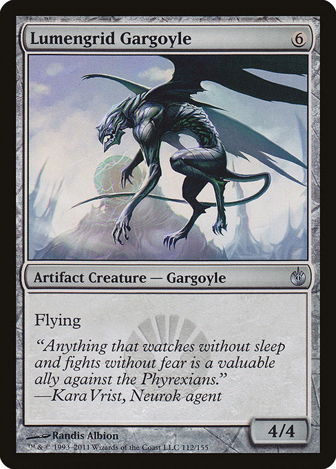 【Foil】【EN】ルーメングリッドのガーゴイル/Lumengrid Gargoyle [MBS] 茶U No.112