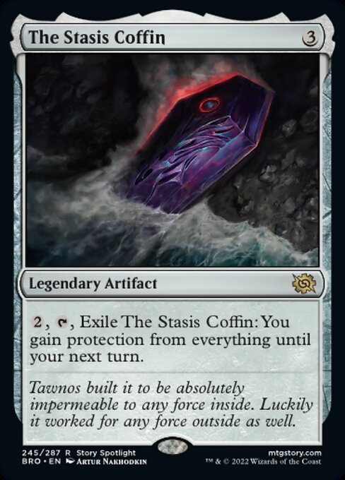【Foil】【EN】停滞の棺/The Stasis Coffin [BRO] 茶R No.245