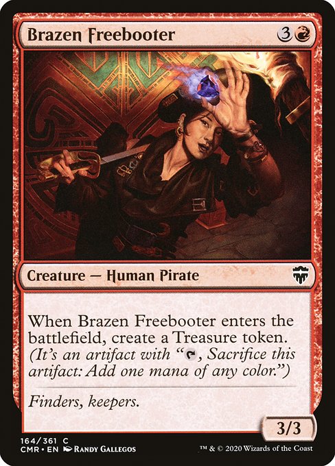 【EN】鉄面連合の掠め取り/Brazen Freebooter [CMR] 赤C No.164