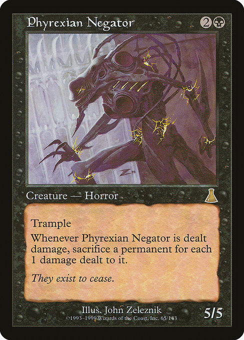 【EN】ファイレクシアの抹殺者/Phyrexian Negator [UDS] 黒R No.65