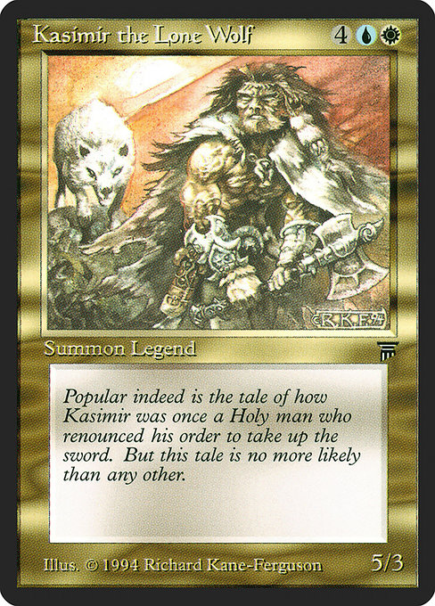 【EN】Kasimir the Lone Wolf [LEG] 金U No.237
