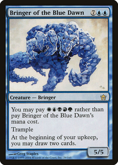 【EN】青の夜明けの運び手/Bringer of the Blue Dawn [5DN] 青R No.26