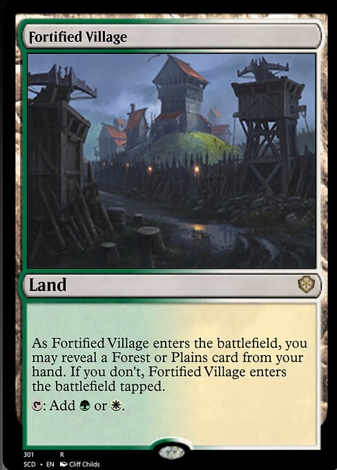 【EN】要塞化した村/Fortified Village [SCD] 無R No.301