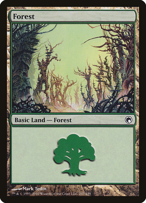 【Foil】【EN】森/Forest [SOM] 無C No.247