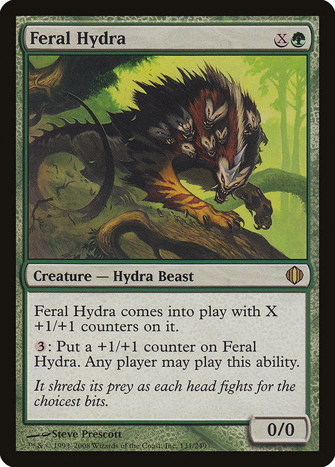 【EN】残忍なハイドラ/Feral Hydra [ALA] 緑R No.131