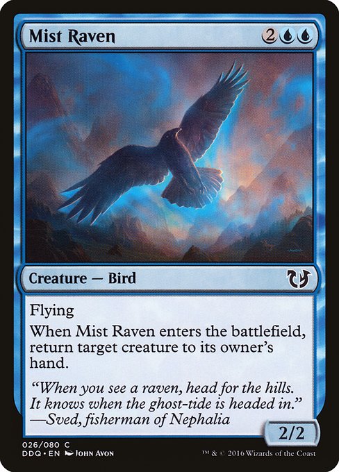 【EN】霧鴉/Mist Raven [DDQ] 青C No.26