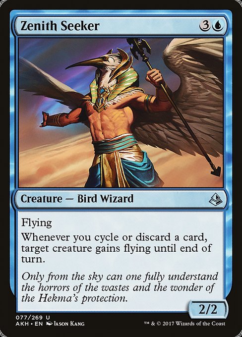 【Foil】【EN】天頂の探求者/Zenith Seeker [AKH] 青U No.77