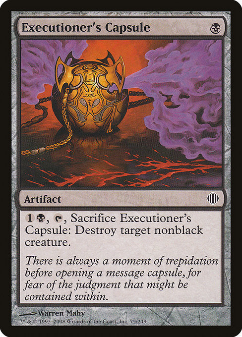 【Foil】【EN】処刑人の薬包/Executioner's Capsule [ALA] 茶C No.75