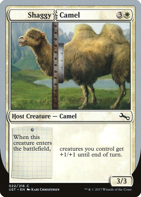 【EN】Shaggy Camel [UST] 白C No.22