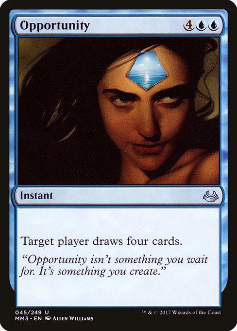 【Foil】【EN】好機/Opportunity [MM3] 青U No.45