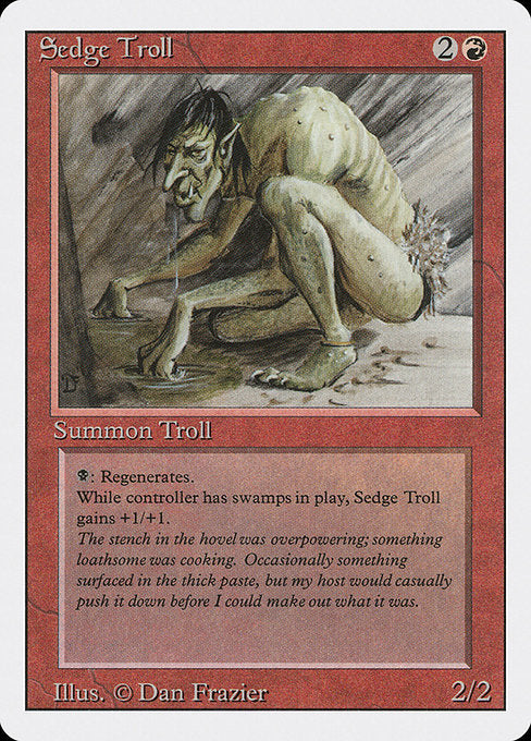 【EN】Sedge Troll [3ED] 赤R No.174