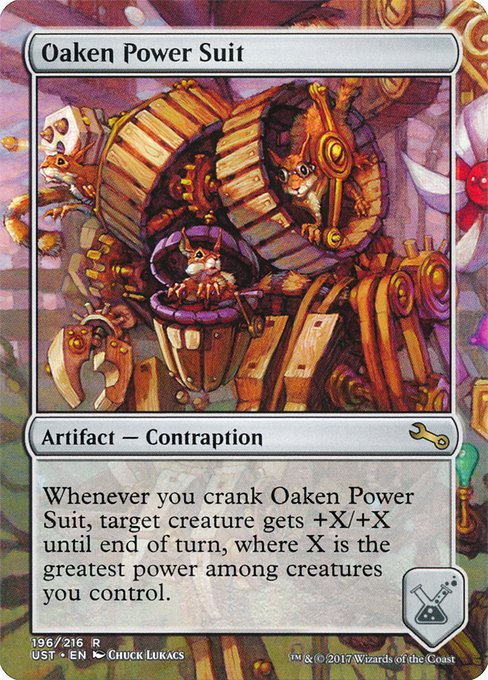 【Foil】【EN】Oaken Power Suit [UST] 茶R No.196