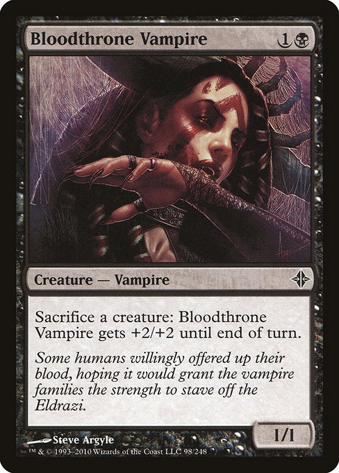 【Foil】【EN】血の座の吸血鬼/Bloodthrone Vampire [ROE] 黒C No.98