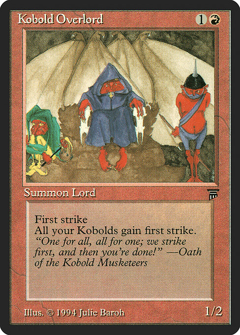 【EN】Kobold Overlord [LEG] 赤R No.155