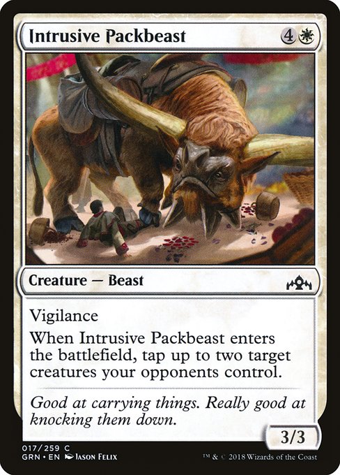 【EN】押し入る荷役獣/Intrusive Packbeast [GRN] 白C No.17