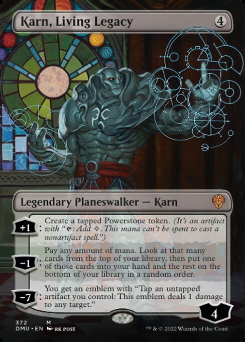 【Foil】【EN】Karn, Living Legacy/Karn, Living Legacy [DMU] 無M No.372