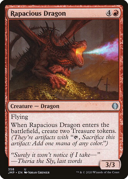 【EN】多欲なドラゴン/Rapacious Dragon [JMP] 赤U No.358